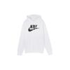 Nike Club Fleece Printed Pullover Hoodie Men Tops White BV2974-100