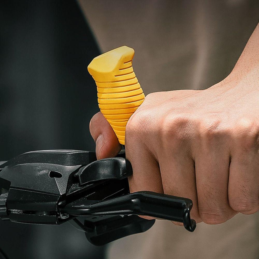 1 Pair Anti-Slip Bicycle Thumb Grips Wear-Resistant Auxiliary Handle Handlebar Rest Mountain Bike