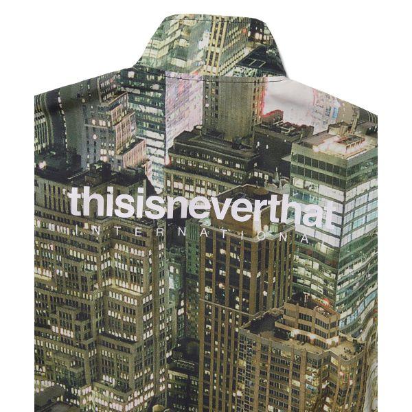 Thisisneverthat SS25 City Full Print Zipper Stand Collar Letter Print Elastic Edge Loose Jacket Unisex Jacket Multicolor TN250WOWLS01CIT