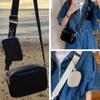 PU Leather Small Square Bags Mini Bag Pendant Phone Pouch Bag Male Shoulder Bag  Office Worker