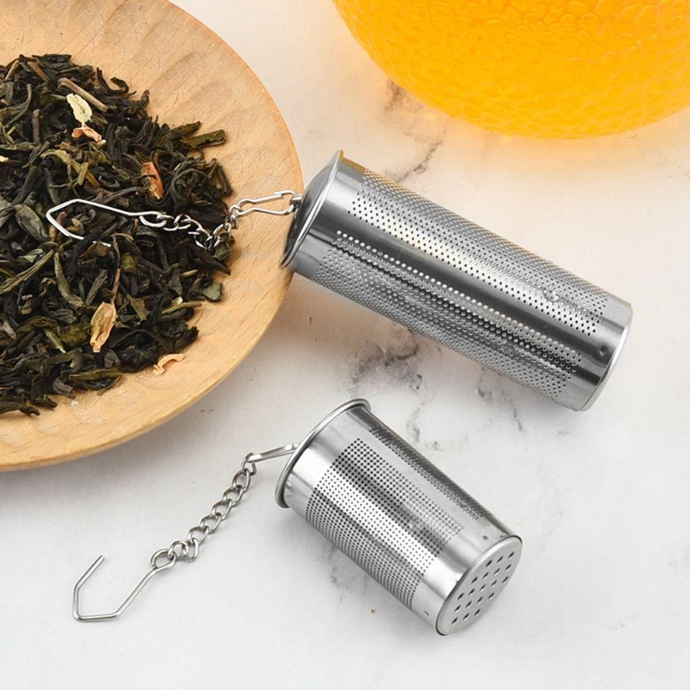 Steel Kitchen Cylindrical Multifunctional Tea Leak Seasoning Filter Tea Filter Tea Infuser