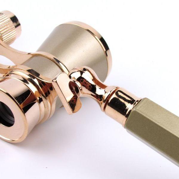 Британский ретро-театральный зеркальце с ручкой HD портативный карманный металлический бинокль дамский специальный концертный телескоп