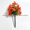 Simulated Persian Leaf & Morning Glory with Eucalyptus Ground Stake for Home Garden Decoration