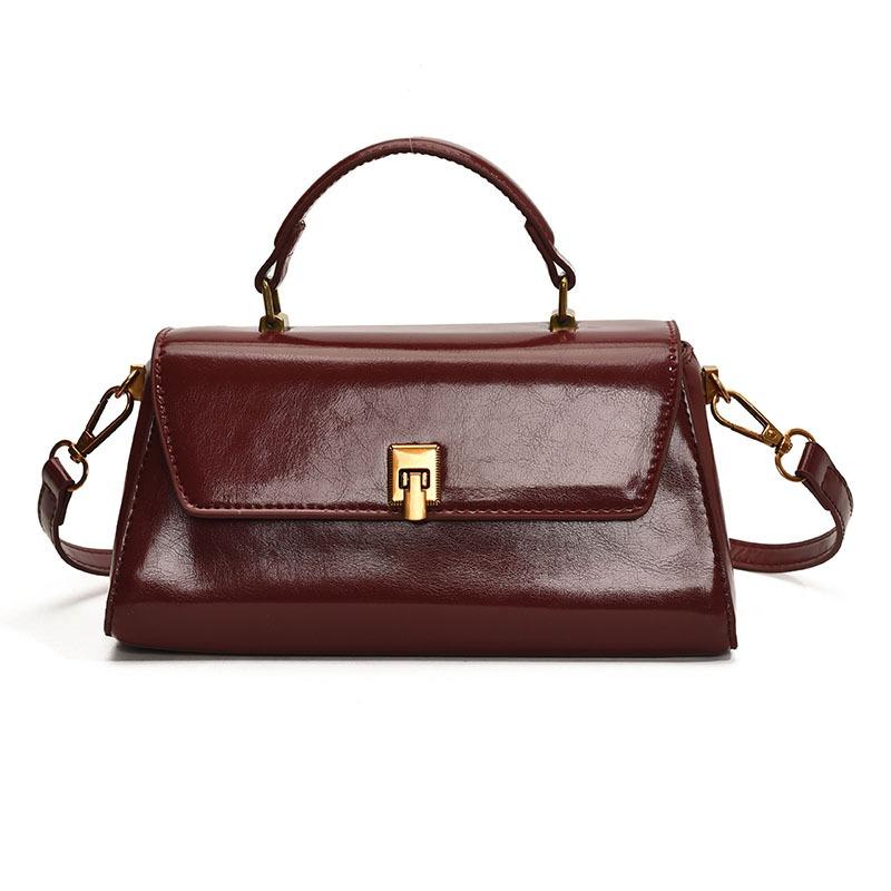 Портативная высококлассная маленькая квадратная сумка женская зимняя новая ретро трендовая модная сумка на плечо нишевый дизайн женская сумка