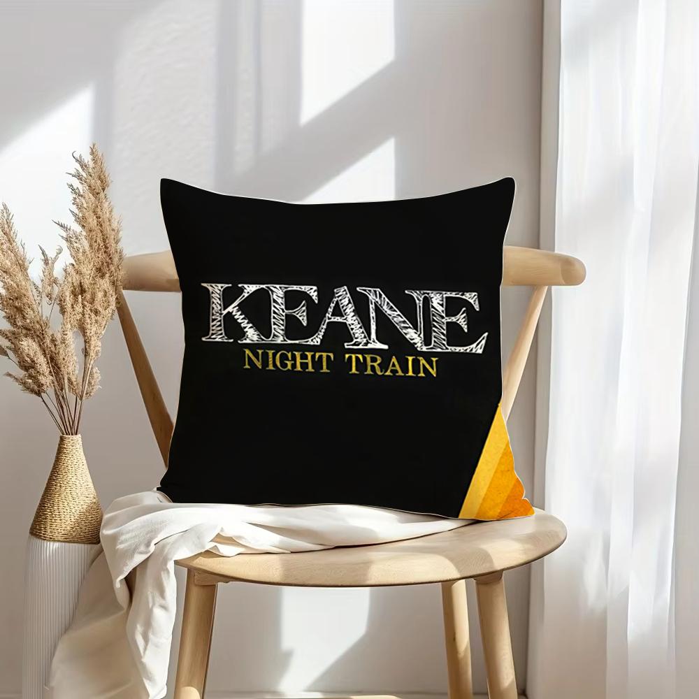 Чехол на подушку K-Keane Rock Мягкий плюшевый плед | Двусторонний декоративный чехол для подушки | Декор для дивана, спальни, дома