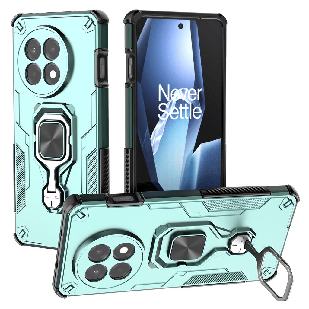 For OnePlus 13R 5G Case Rotatable Ring Kickstand PC+TPU Shockproof Phone Cover