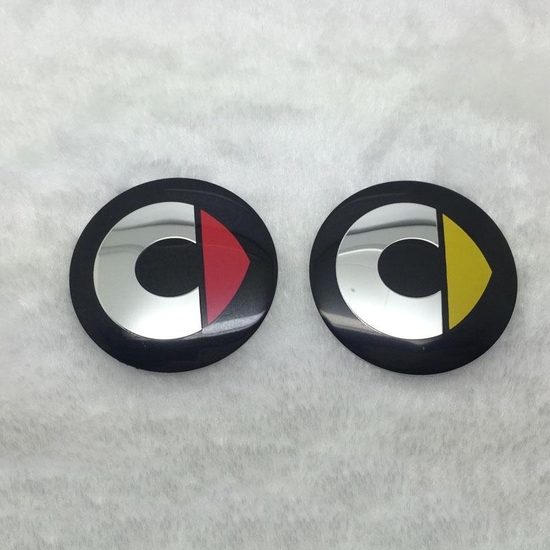 4pcs Car 565mm Styling Aluminum Car Wheel Center Hub Cap Stickers Smart For