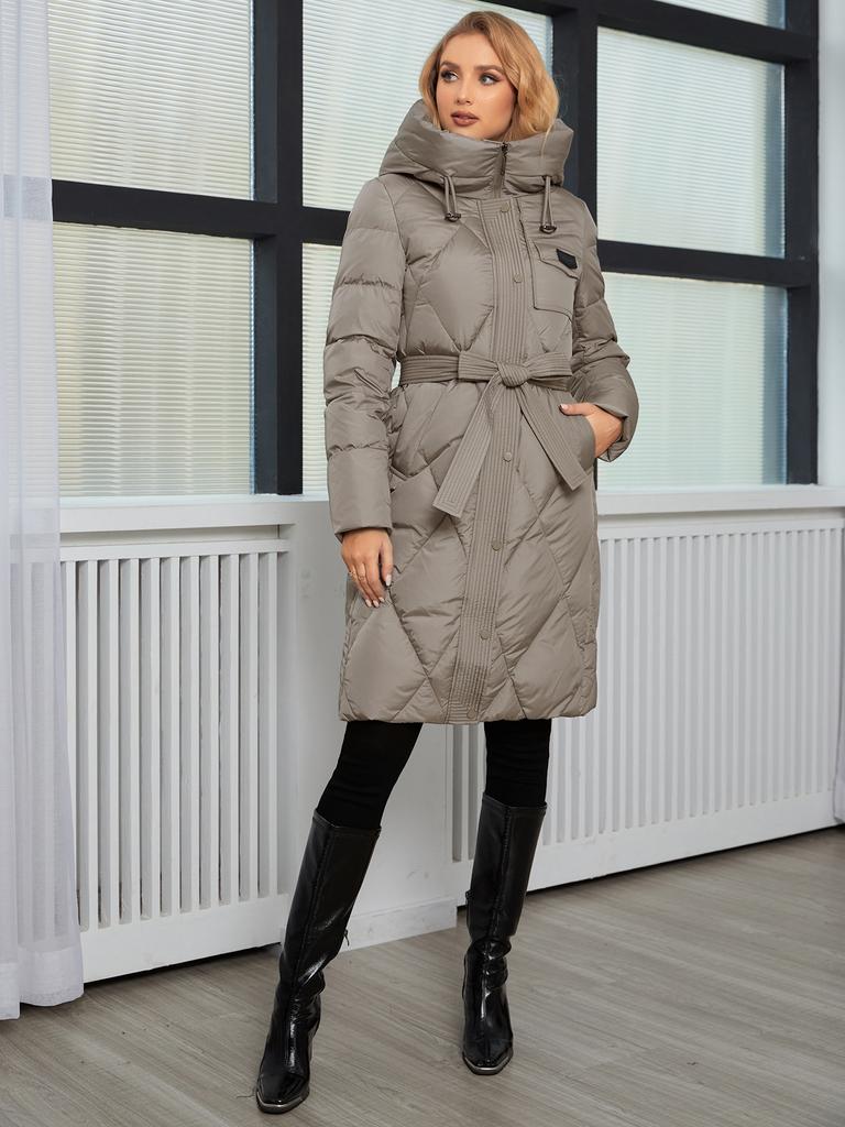 Cinemore Women's Winter Jacket Fashion Long Big Pocket Coat Women Brand High-quality Parka Windproof Warm Down Jackets 83516