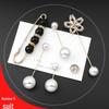 Pearl Brooch Skirt Waist Anti-Exposure Pin and Decorative Shirt Collar Button