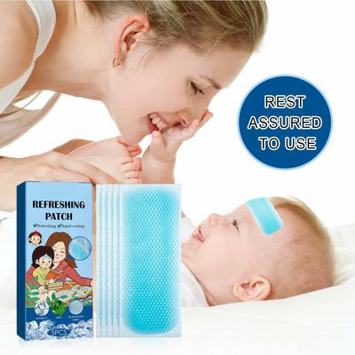 Освежающий и Освежающий Патч Освежающий Гидрогелевый Мультяшный Ледяной Патч Быстрый Патч.