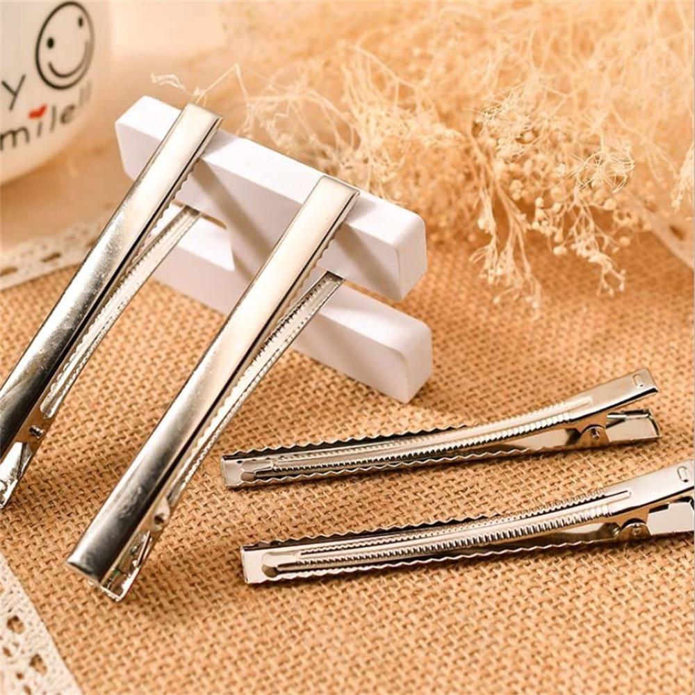 50Pcs Gift Hair accessories Metal Duckbill Clip Alligator Hair Clips Hairpin Crocodile Clamp