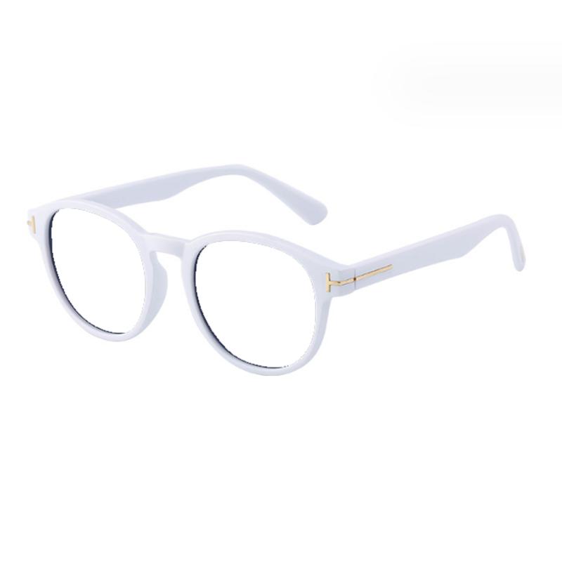 Женские круглые солнцезащитные очки Tom, женские овальные белые очки с оправой, фотохромные очки для близорукости, рецепт от 0 -0,25 -0,5 -1,0 до -6