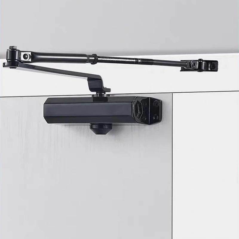 Гидравлический буферный доводчик двери 45 кг до 65 кг, регулируемая скорость, оборудование для закрывания дверей, бесшумное мягкое закрывание, фурнитура для дверей