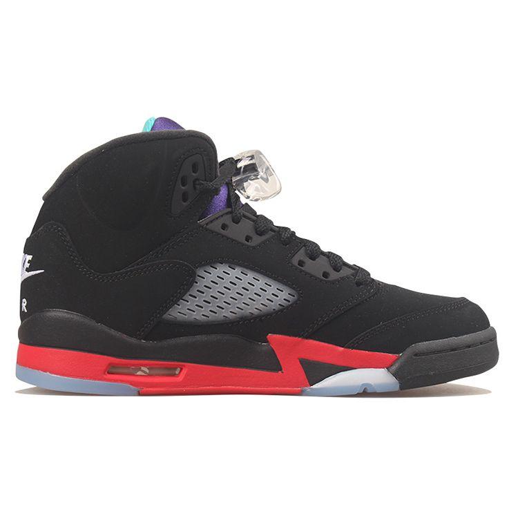 Детские кроссовки Air Jordan 5 Retro GS Top 3 Black Fire-Red Grape-Ice CZ2989-001