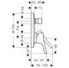 Смеситель Hansgrohe Talis S хром 72405000