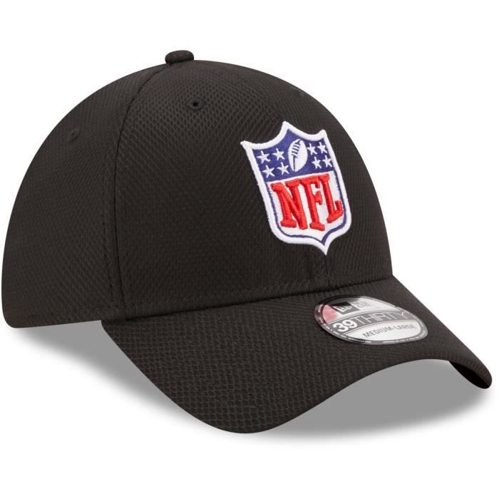 Casquette New Era 39Thirty Diamond Era - NFL SHIELD Noir - Homme