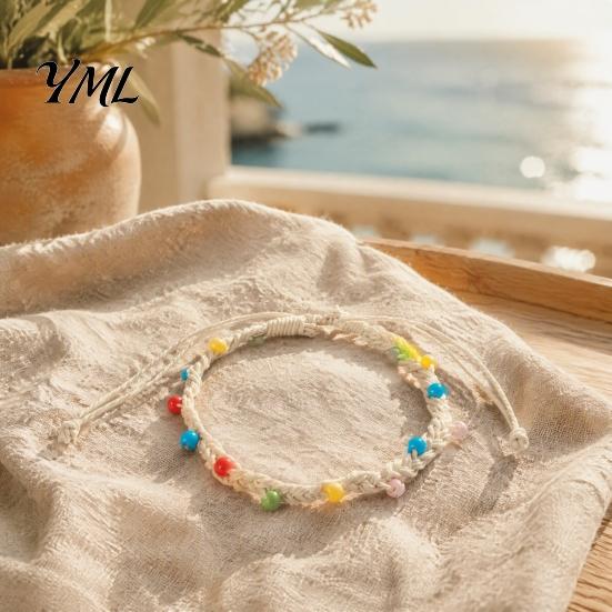 Stackable Friendship Bracelets for Teens Handmade Braided Bracelet Women, Bohemian Woven Wrist Rope Gift Friends And Party Favors with Colorful