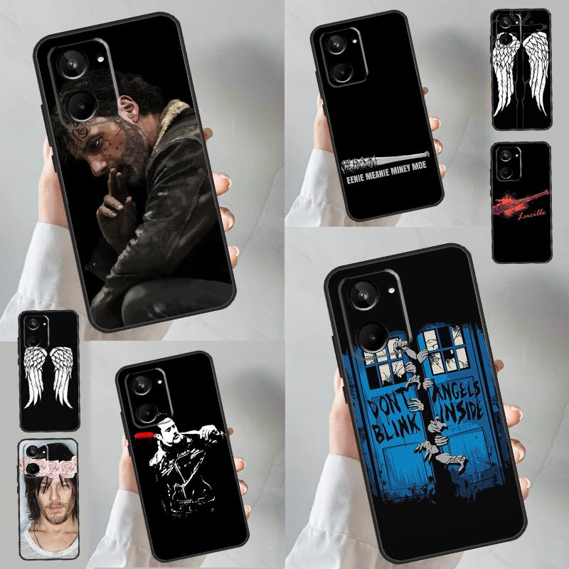 The Walking Dead Case For Realme C51 C55 C53 C35 C33 C30 C67 C21Y C25s C15 9 10 11 12 Pro Plus GT Neo 5 Cover