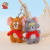 Том и Джерри Мультяшное Животное Плюшевая Игрушка Брелок Кукла Подвеска Подарок Дети