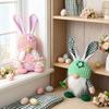 Easter Decor Faceless Couple Doll Plush Material Bunny Dwarf Ornament  Home Decoration