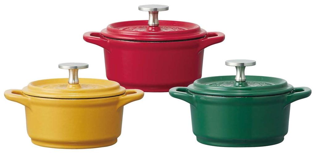 Skater Кокот Индукционная духовка Готовка Тыквенный горшок, Совместимый, С двумя ручками, Горшок, Чугун, Эмалированный, Желтый, 16см, INCT16N-A