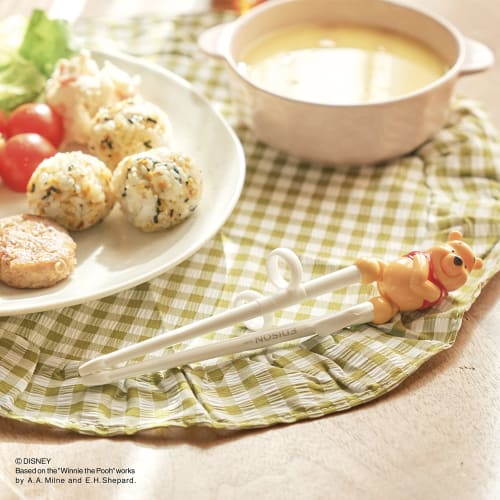 EDISONmama Edison Chopsticks I, 16cm, for ages 2-preschool, Right-Handed, Disney Mickey Mouse with Ring, 3D Design