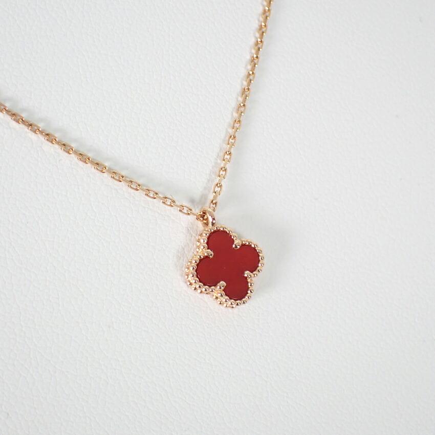 [Б/у] VanCleef & Arpels/VanCleef & Arpels 750RG Sweet Alhambra Carnelian Ожерелье/g445-32