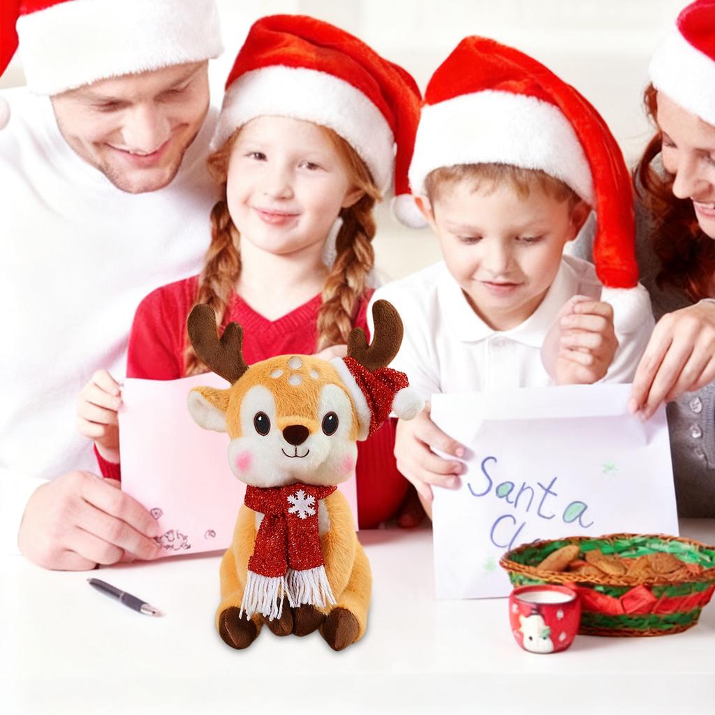 Christmas Deer Doll Plush Toy Gift Doll (without Label)