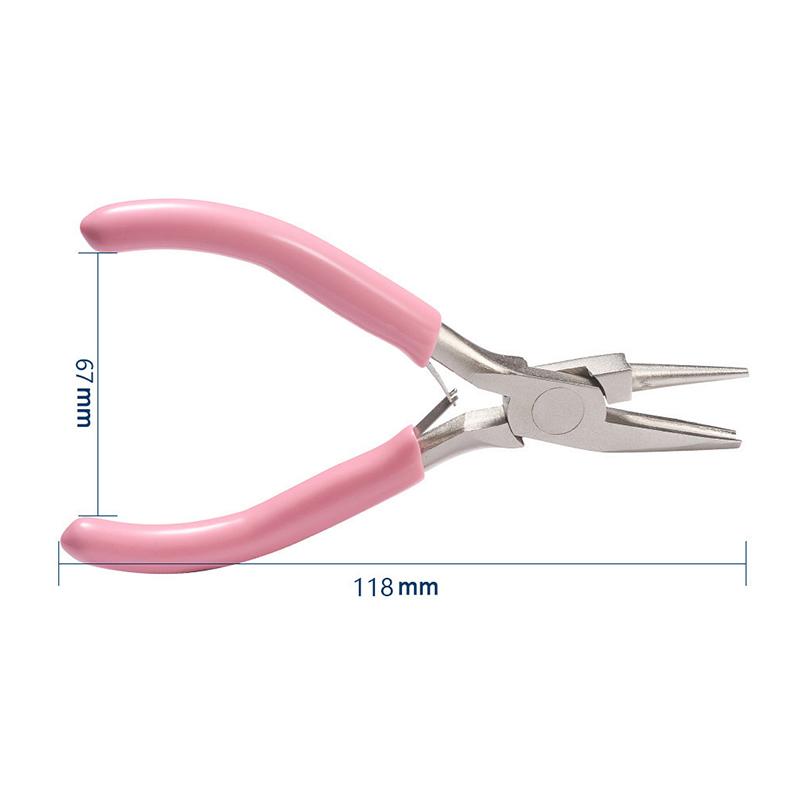 Профессиональные круглые вогнутые плоскогубцы Мини-прецизионные инструменты для проволочных петель Инструменты для самостоятельного изготовления Ювелирные плоскогубцы Инструменты для ремонта ювелирных изделий