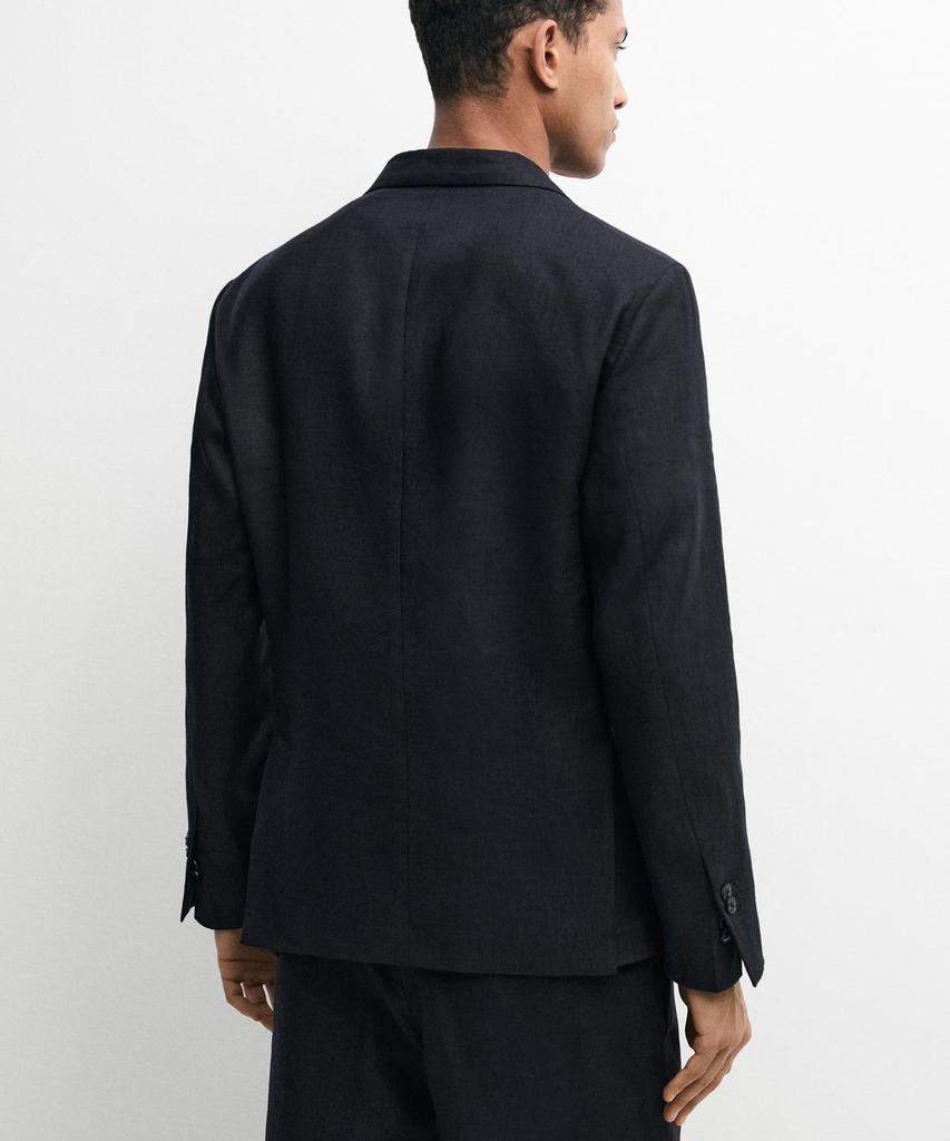 Massimo Dutti Linen Suit Blazer