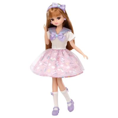 TAKARA TOMY Платье Юмэкава Юэнчи Play Toy Ages Licca-chan LW-09 Dress-up 3+
