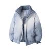 Men Faux Layered Thick Warm Winter Cotton Jacket Loose Trendy