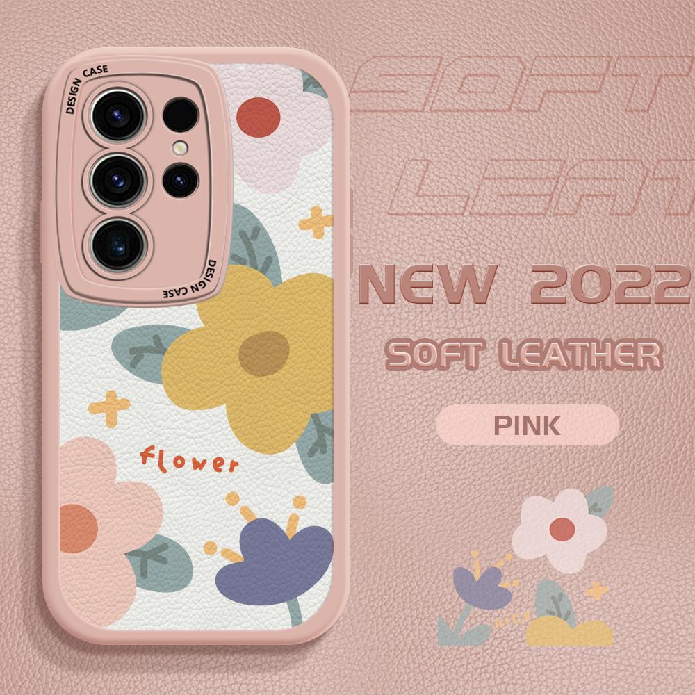 Милый чехол из искусственной кожи для Vivo V23E Y15 Y91 Y51 OPPO A9 Reno8 6 Realme 10 Pro C21 C12 C15 C35 Huawei Nova 7i P30 Lite Infinix Hot 10S, чехол для телефона