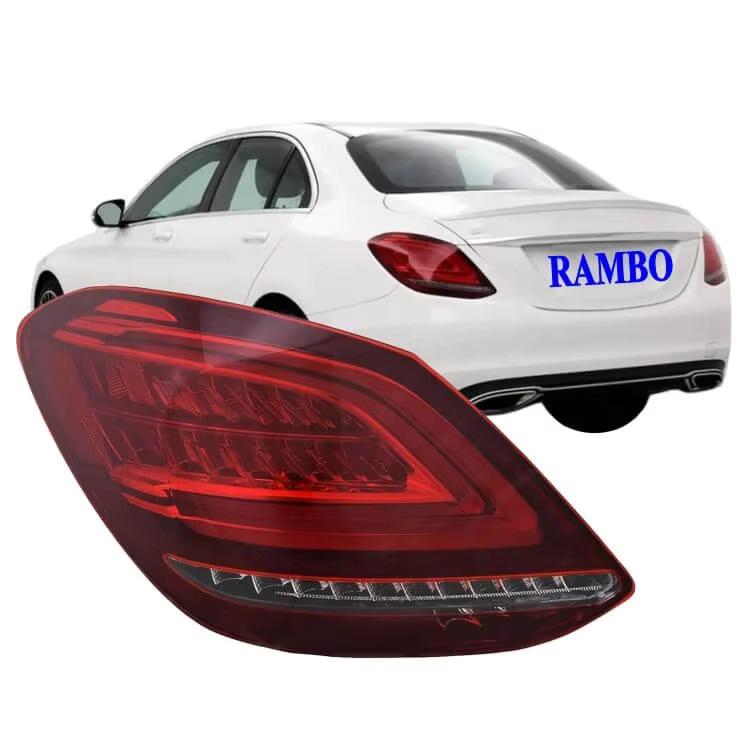 Совместимая сборка заднего фонаря для Mercedes-Benz C-Class W205 2019 года (Запчасти: 2059064903, 2059065003)