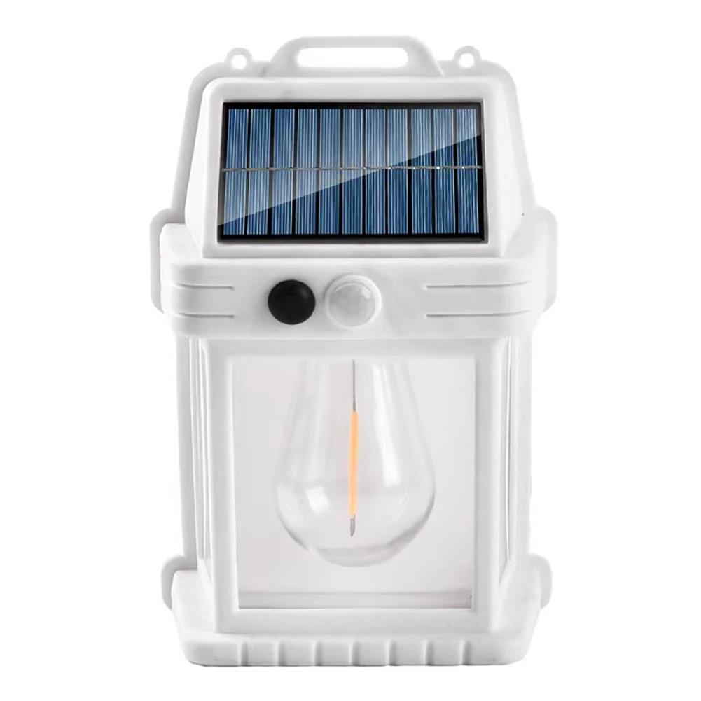 Интеллектуальная индукционная вольфрамовая лампа накаливания IP65 водонепроницаемая светодиодная настенная бра индукционный садовый светильник для крыльца патио двора сада