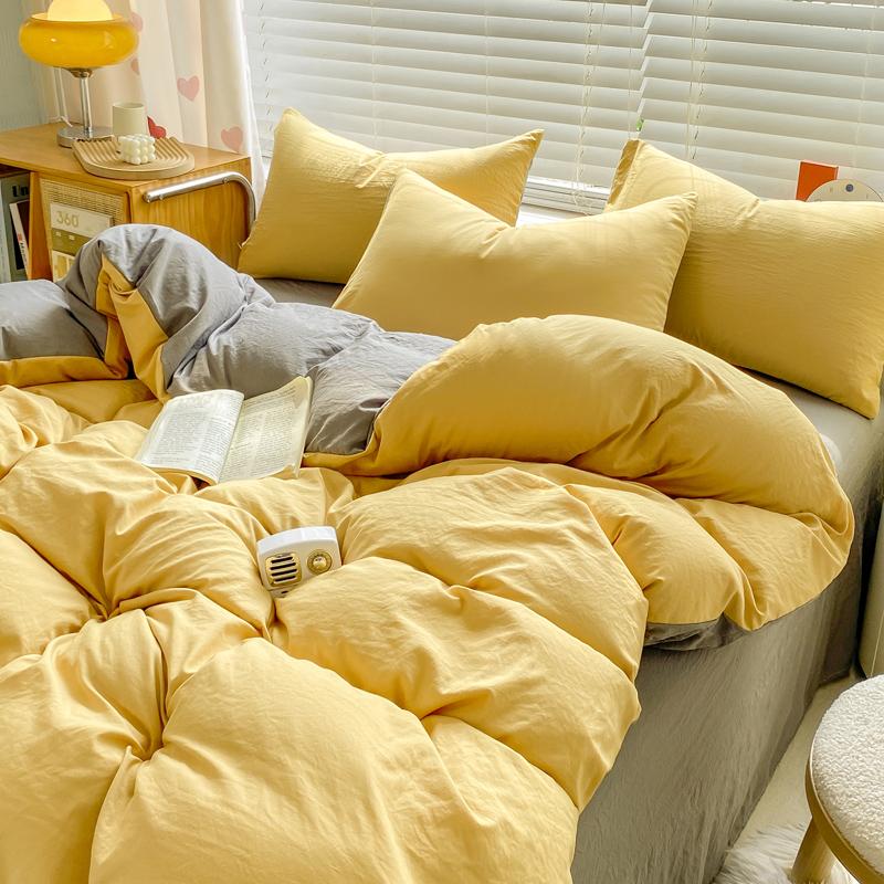 Постельное белье Покрывало с наволочкой простыня односпальное постельное белье пододеяльник Постельное белье с застежкой-молнией Queen/King