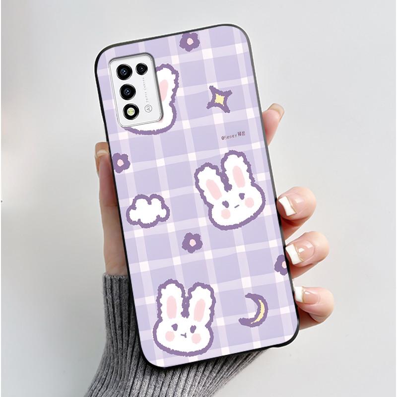 For ZTE Libero 5G III,  A202ZT Soft Silicone Black Case For ZTE Libero 5G II, A103ZT Popular Pattern Panda Shockproof Shell