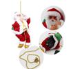 1PC Electric Christmas Santa Claus Climbing Rope Ladder Toy Xmas Gift Decoration