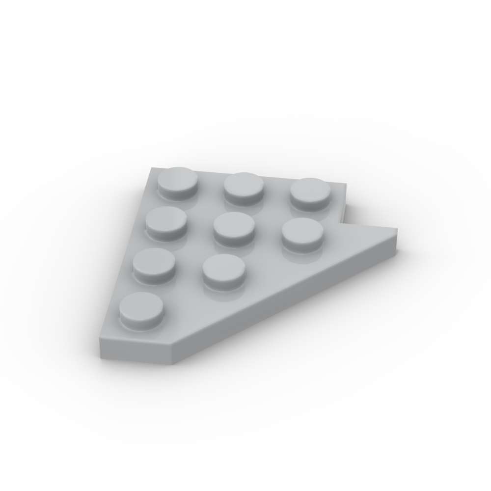 Non-Toxic Moc 10Pcs 3936 Puzzle High-Tech Wedge Plate 4X4 Wing Left Building Blocks Kit Particle Board Bricks Toys For Children Gifts