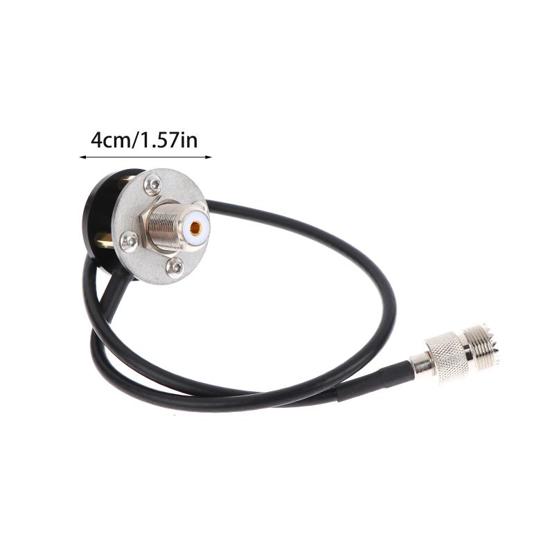 Компоненты для анализа измерений, Кронштейн для крепления антенны с резьбой 1/4 дюйма, Портативный с основанием M-Pipe, для УВ/Коротковолнового диапазона