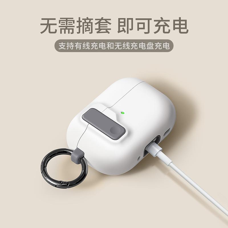 Защитный чехол для Airpods 4, роскошный чехол для наушников, чехол для Apple Airpodspro2 3Air Pods Pro, противоударный чехол с крючком