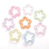 30 мм 20 шт./пакет акриловые прозрачные пятиконечные бусины-звезды DIY браслет ожерелье серьги ювелирные аксессуары