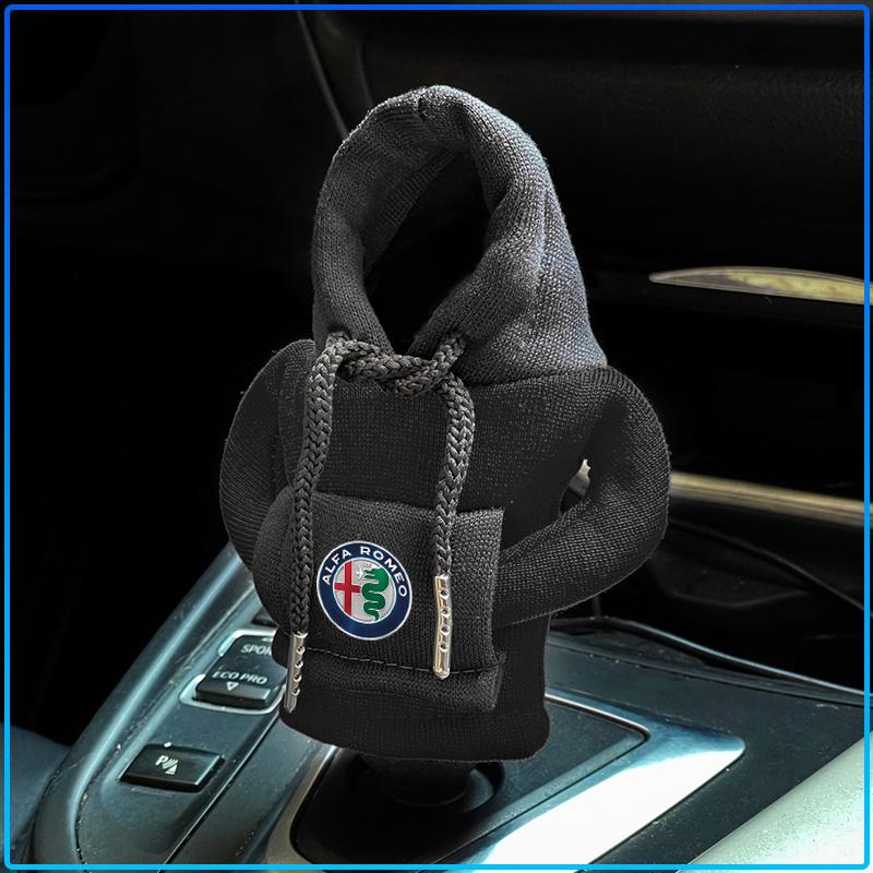 Для Alfa Romeo 147 159 Giulietta Giulia Mito Spider Alpha N Чехол на подголовник автомобиля Чехол на ручку переключения передач Ручка переключения передач Рукоятка переключения передач Чехол на рычаг переключения передач