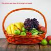 Плетеная ротанговая корзина для фруктов