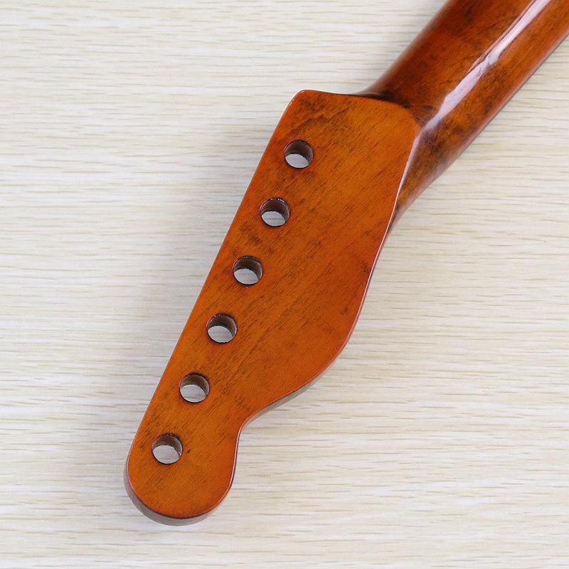 Электрогитарный гриф TL с 22 ладами, тонированное палисандровое дерево, 6 струн, глянцевая клёновая отделка, идеально подходит для DIY проектов