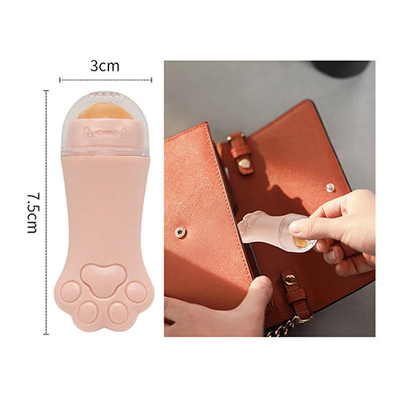 Вулканический камень с кошачьим когтем, впитывающий масло, ролик для удаления масла, палочка для контроля масла, уход за кожей