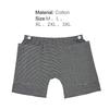 Health Care Shorts Striped Stretchy Men Women Pockets Underwear with Place of Urine
