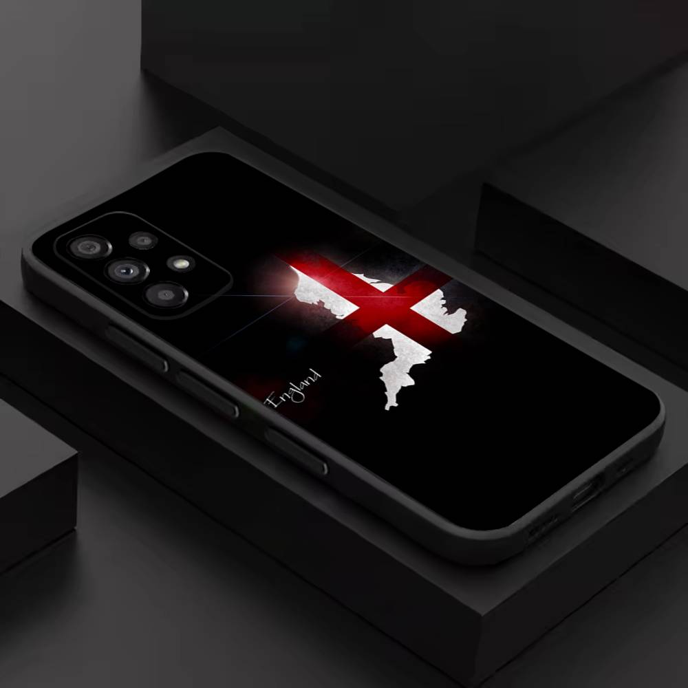 Чехол для телефона с изображением флага Великобритании Англии Для Samsung S 9,10,21,30,22,23,24,25,26,Ultra,Plus,Lite,FE,4,5G Черный Мягкий Точный