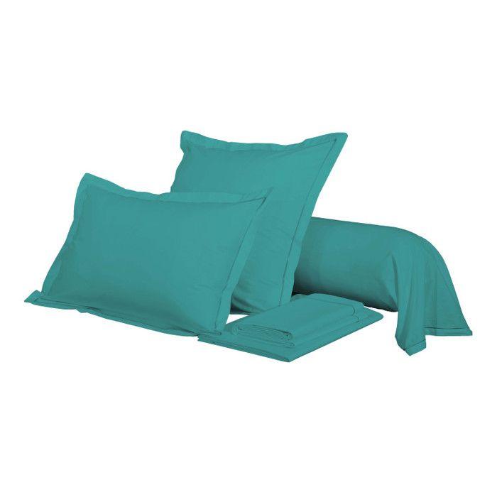 Taie de traversin percale de coton peigné "Julian" Coton Pur - 45x185 - Julian Paon