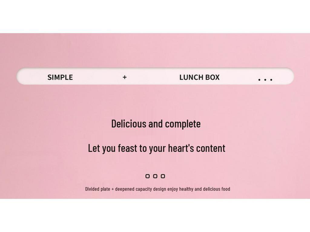 Портативный бенто-бокс для микроволновки с отделениями для студентов - контейнер для салатов и закусок с сохранением свежести